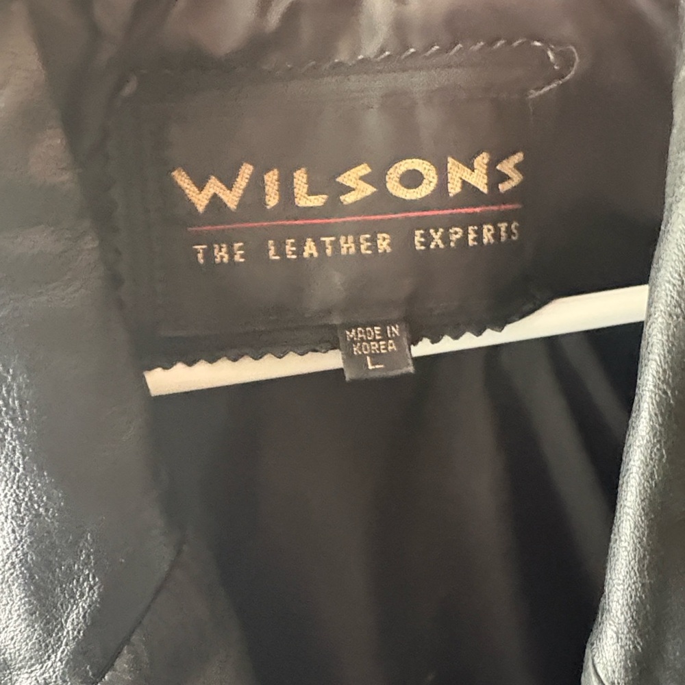 Wilsons Leather Black Jacket